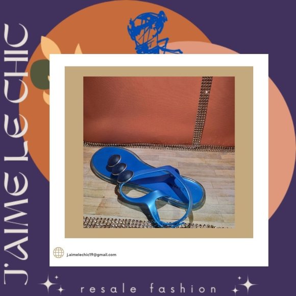 Call It Spring Fashion Bright Blue with Blue Gem Accents - Picture 4 of 5